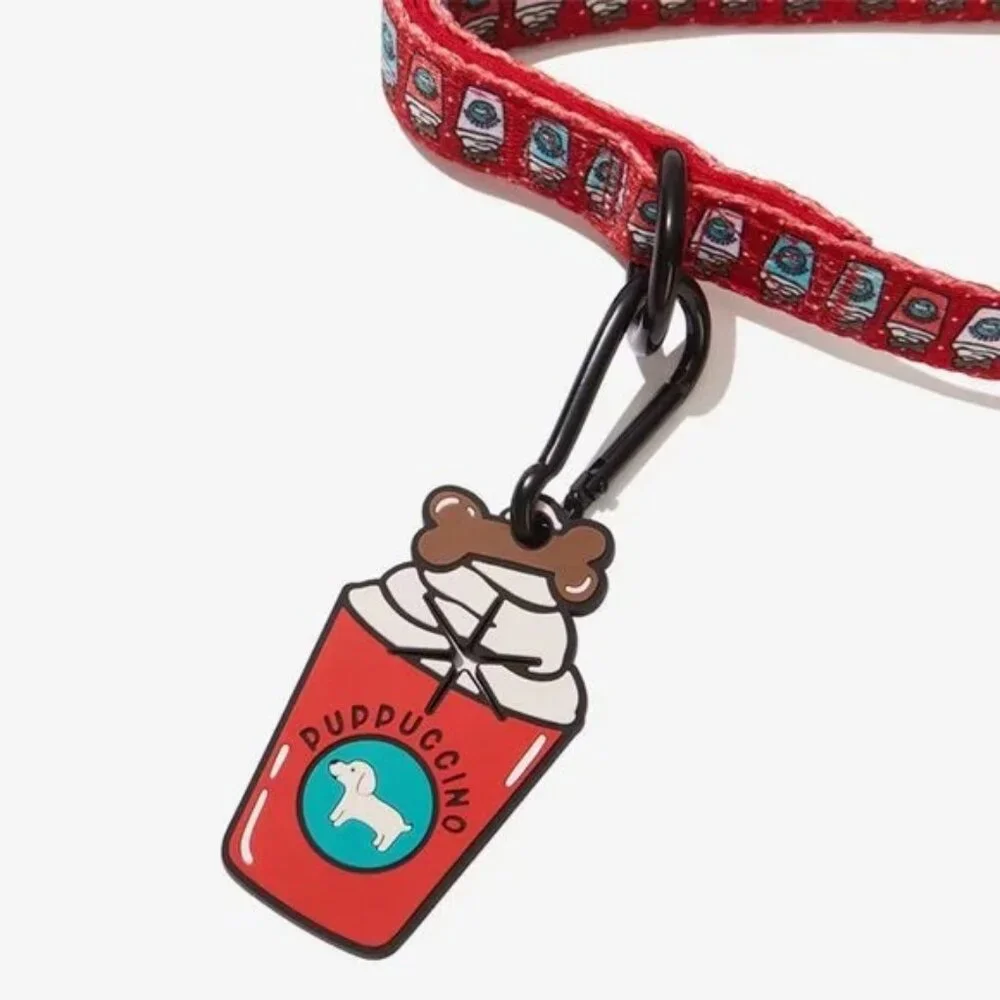 Sassy Woof Walkie Pack Leash and Clip Puppuccino Brand New